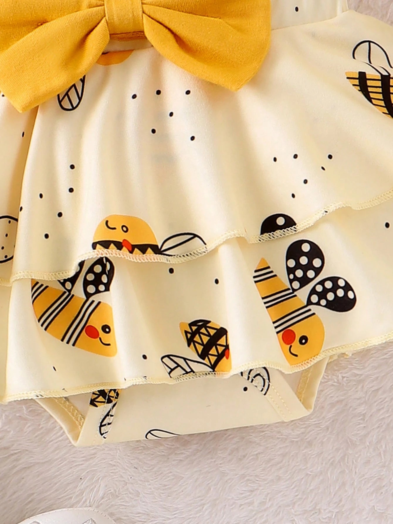 Baby Girl Bee Skort Set