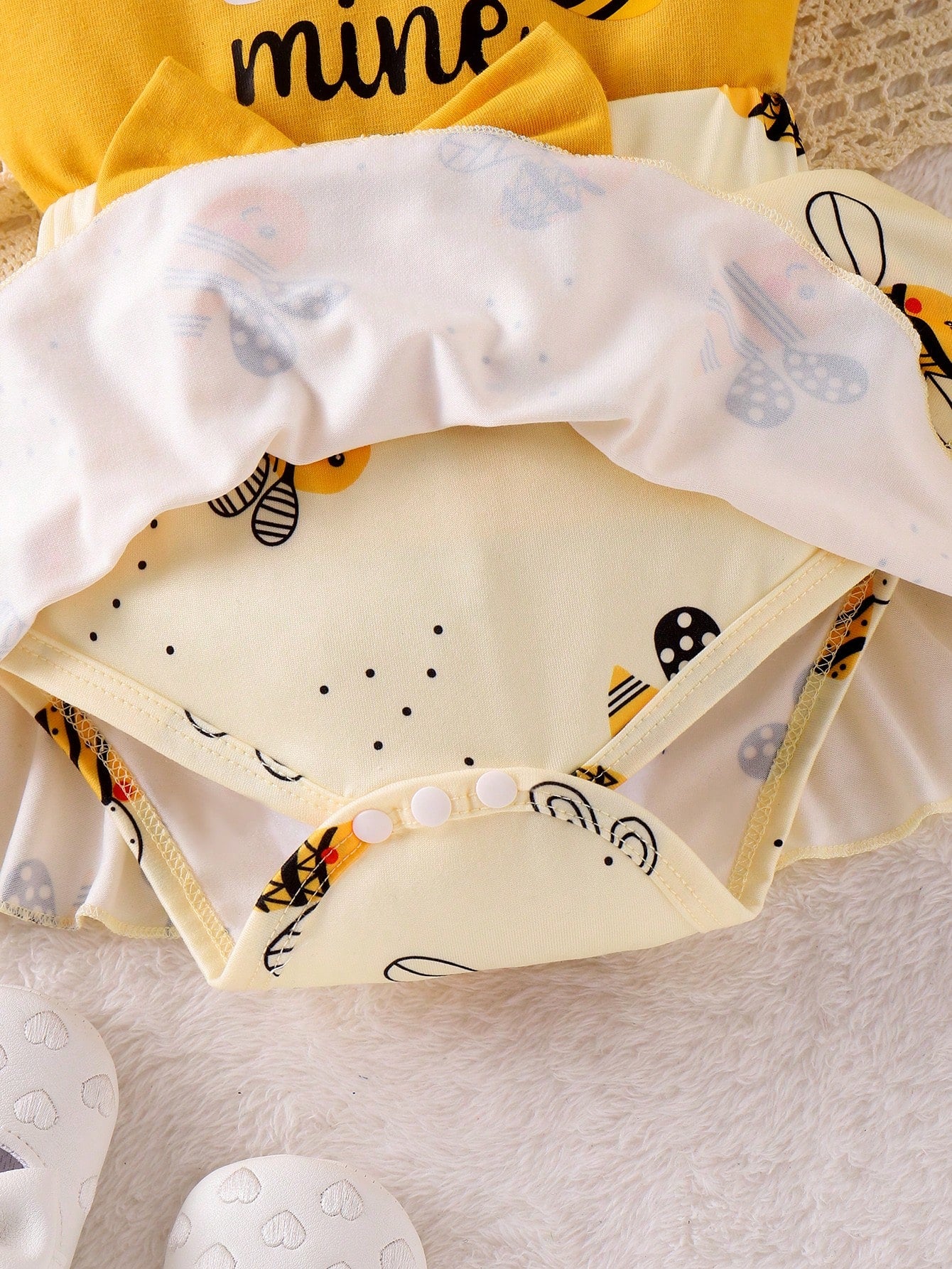 Baby Girl Bee Skort Set