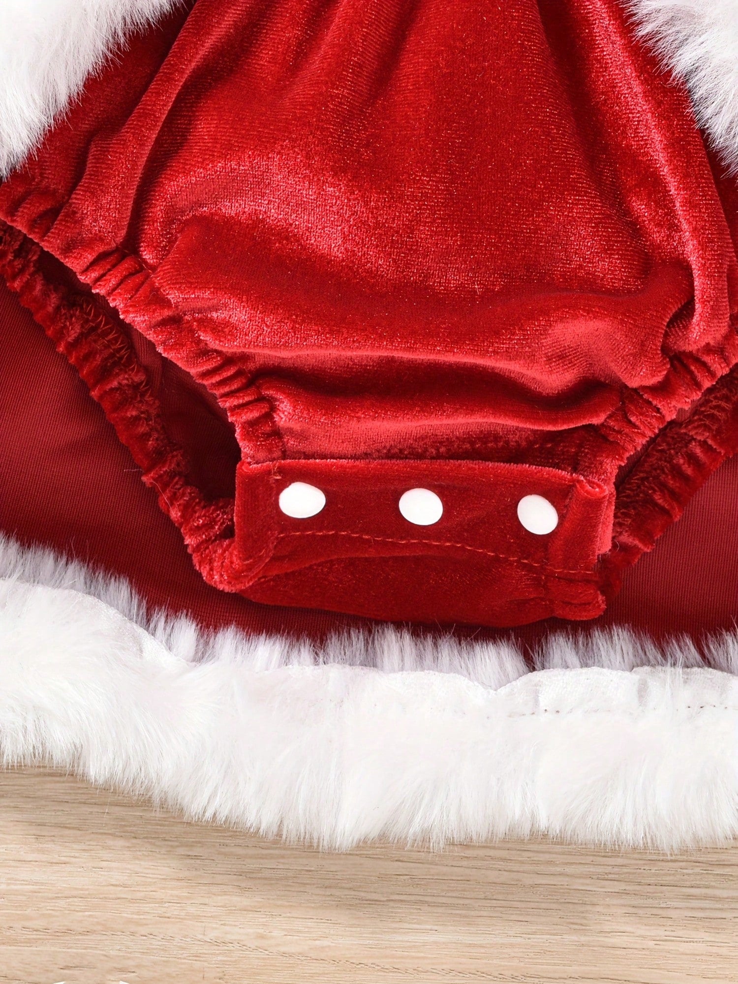 Baby Girl Christmas Dress Santa Claus Newborn Romper Dress My First Christmas Outfit Winter Clothes Newborn Baby Girl Christmas Romper Dress Long Sleeve Dress Santa Hat 2Pcs Outfit Infant Xmas Clothe