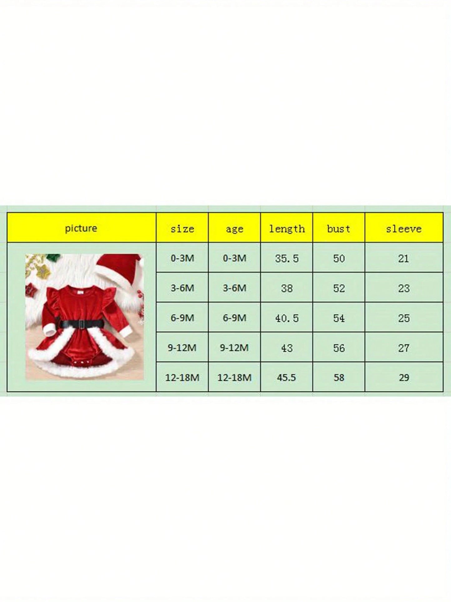 Baby Girl Christmas Dress Santa Claus Newborn Romper Dress My First Christmas Outfit Winter Clothes Newborn Baby Girl Christmas Romper Dress Long Sleeve Dress Santa Hat 2Pcs Outfit Infant Xmas Clothe