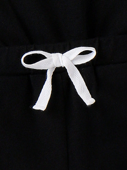 Baby Girl Cute Letter Suspender Lightweight Romper Summer