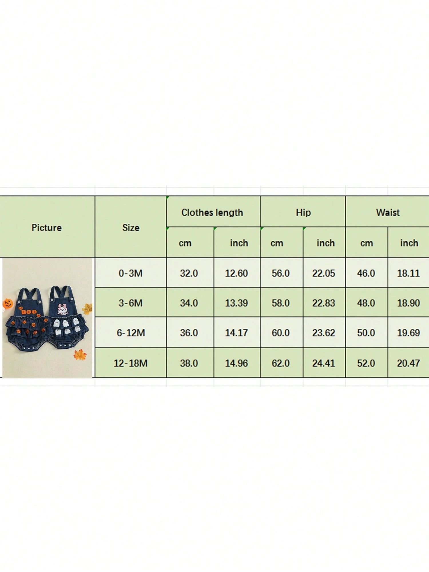 Baby Girl Halloween Denim Romper Pumpkin/Ghost Embroidered Sleeveless Ruffled Overalls Jumpsuit Cute Fall Clothes