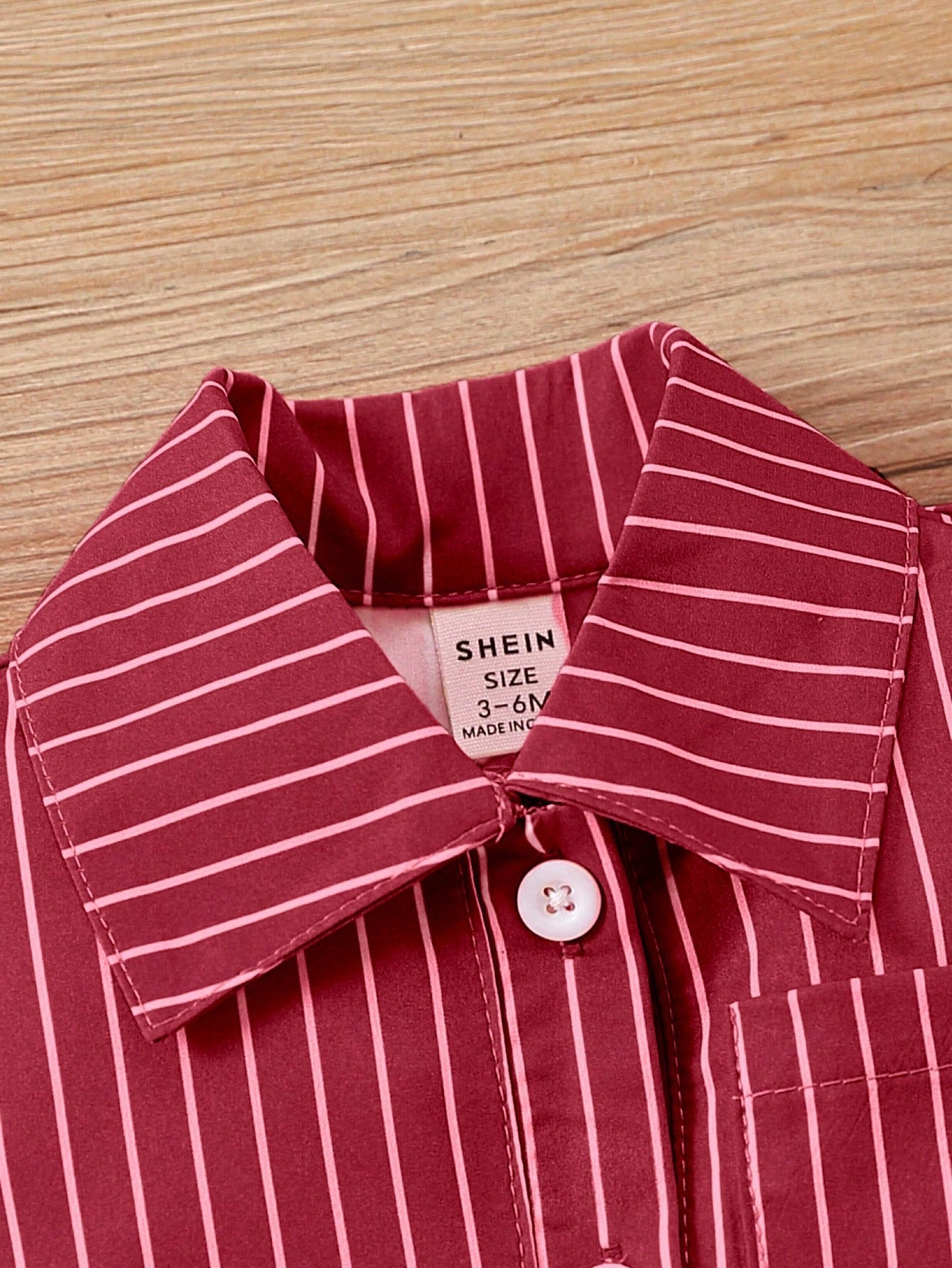 Baby Girl Striped Tie-Waist Casual Everyday Romper