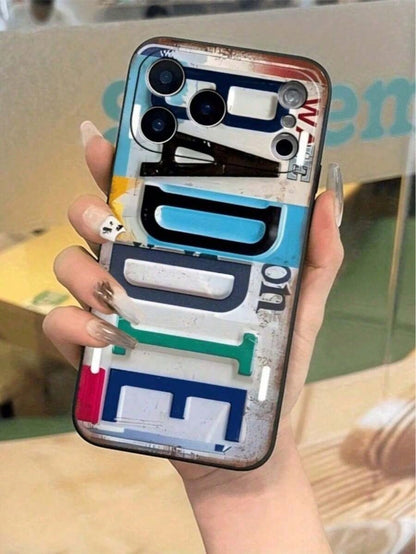 BADDIE Pattern TPU Shockproof Soft With License Plate Design.Suitable 17, 17, 17 Pro, 17 Pro, 16, 15, 14, 13, 12, 11, Pro, X, XS, Plus,, 16E/SE4, And Also S22/23/24/25 Ultra.