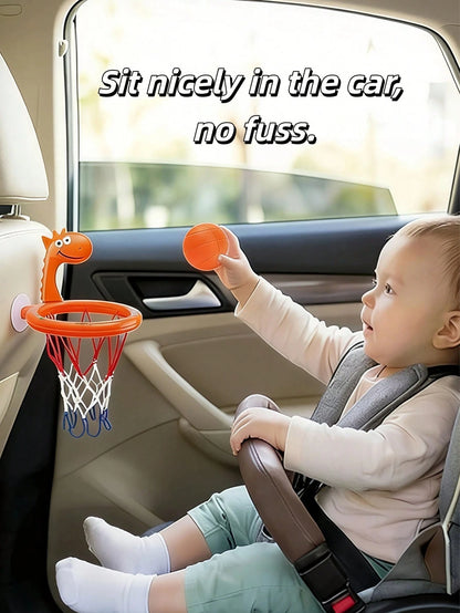 Bathtub Basketball Hoop Toy For Kids & Toddlers, Suction Cup Basketball Hoop With 3 Soft Balls Set, Birthday Gift, Interactive Bathroom Toy For Boys And Girls, Infant Bathtub Toys, Toddler Bathroom To