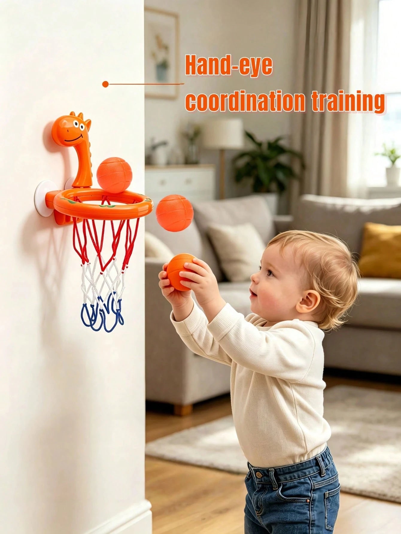 Bathtub Basketball Hoop Toy For Kids & Toddlers, Suction Cup Basketball Hoop With 3 Soft Balls Set, Birthday Gift, Interactive Bathroom Toy For Boys And Girls, Infant Bathtub Toys, Toddler Bathroom To