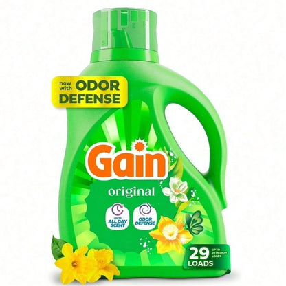 Bestselling Laundry Detergent,Great Value Pack! Original Laundry Detergent, All Day Fresh & Odor Defense! Large Capacity And More Value