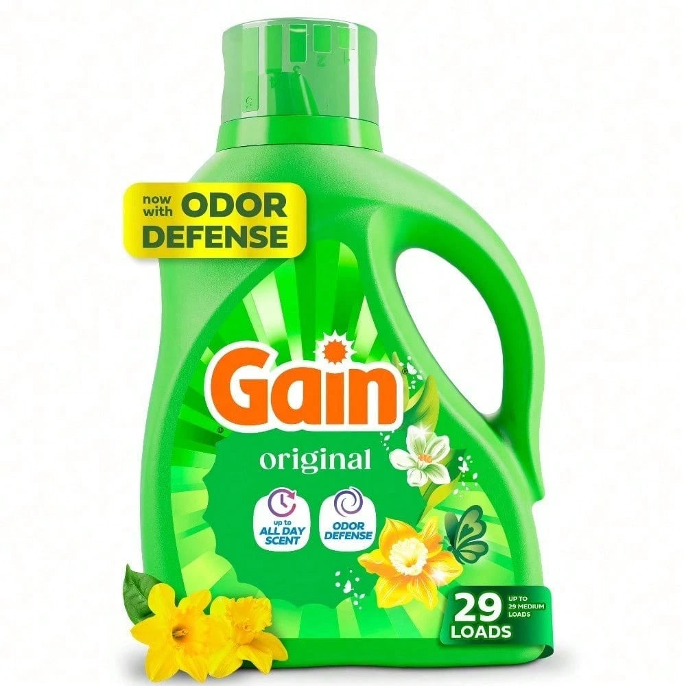 Bestselling Laundry Detergent,Great Value Pack! Original Laundry Detergent, All Day Fresh & Odor Defense! Large Capacity And More Value