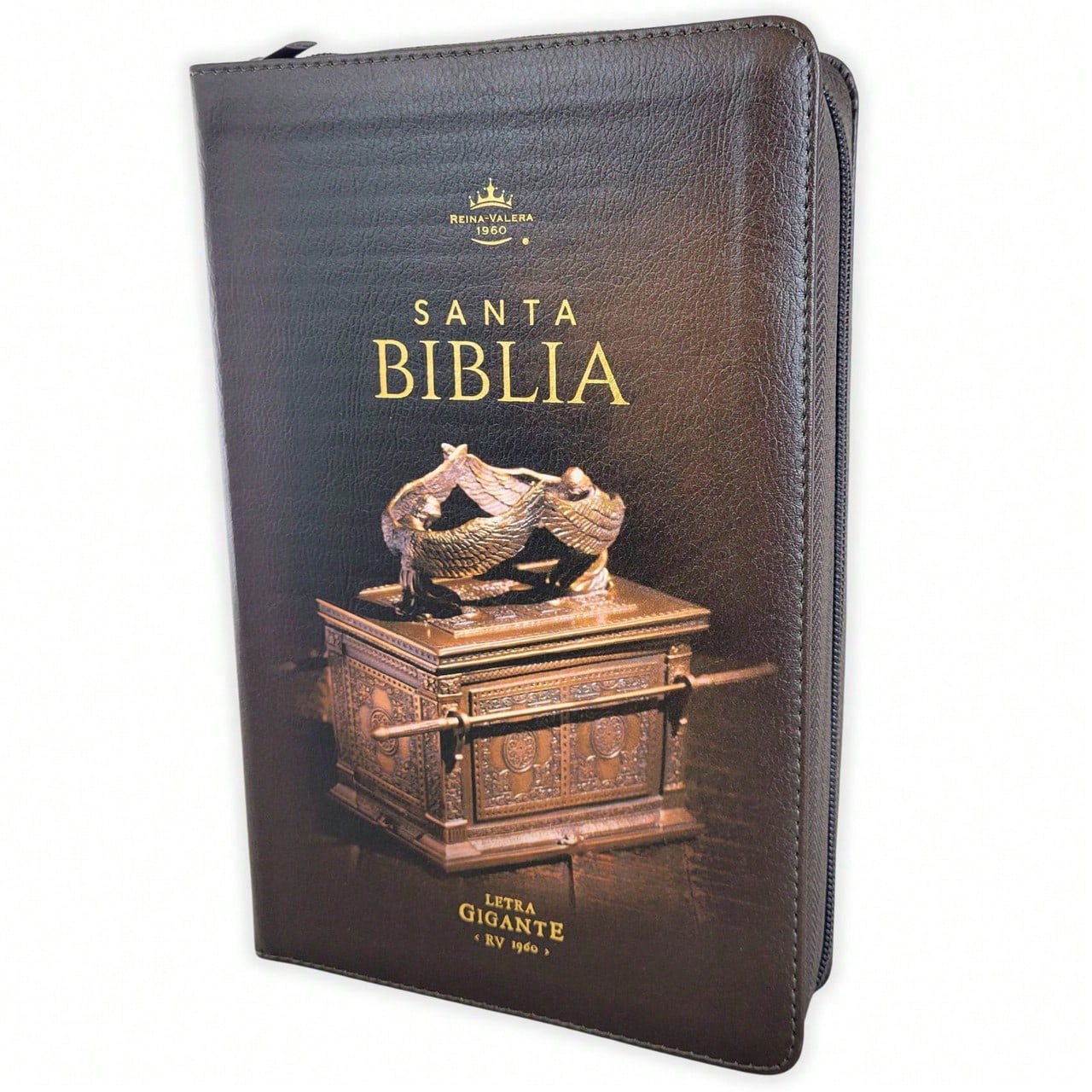 Biblia Con Cierre Letra Gigante Manual 14 Puntos RV1960, Imit Piel Negro Con Indice- Arca Del Pacto