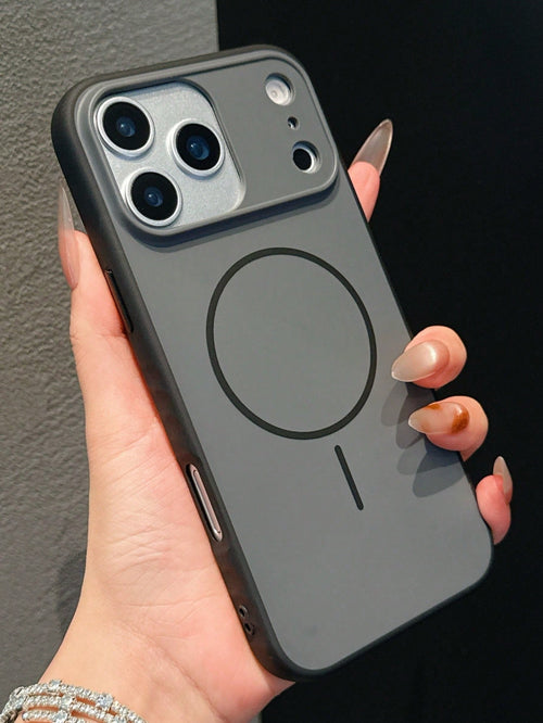 Black Premium Texture Phone Case, Thickened TPU Frame, Anti-Slip Skin-Friendly Design, Shockproof And Anti-Scratch, Compatible With Apple 17 16 15 13 14 12 11 Pro Max Plus Series, Matte Back Panel, An