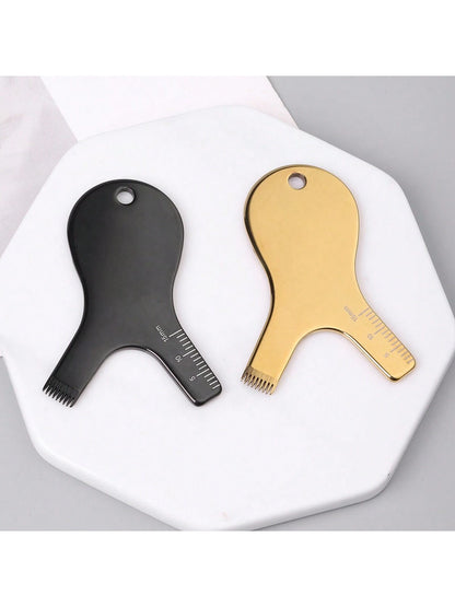 BLACKWINGS 1pc Reusable Metal Tool Comb, Eyelash Perming Pad, Eyelash Curler, Applicator, Eyelash Lifting Tool, Eyelash Perming Tool Set With Silicone Eyelash Clip, Makeup Beauty Tool, Makeup Accessor