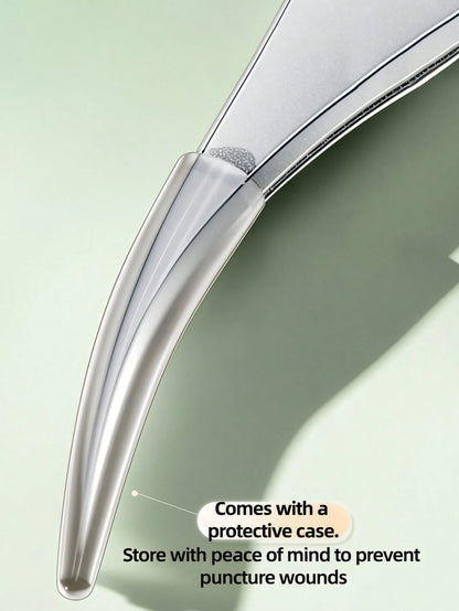 Byimy Brand High Precision Ultra-Fine Tip Tweezers, Beauty Salon Dolphin Tweezers For Blackhead, Peach Fuzz, Acne