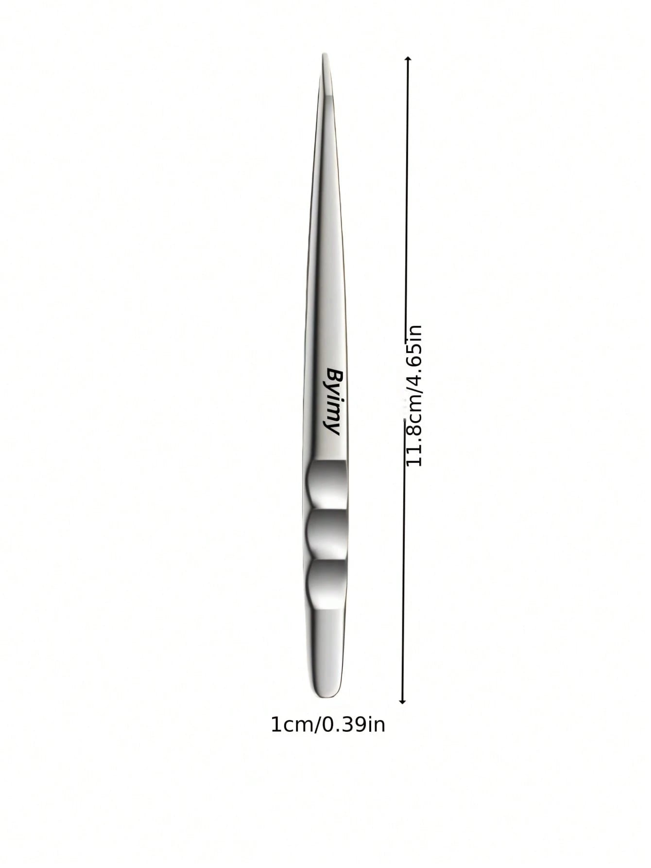 Byimy Brand Stainless Steel Eyebrow Tweezers, Wavy Shaped Tweezers, Hair Removal Tweezers, High Quality Eyelash Curler, Eyelash Extension Auxiliary Tools, Depilation Tools, Makeup Tools, Makeup Applic
