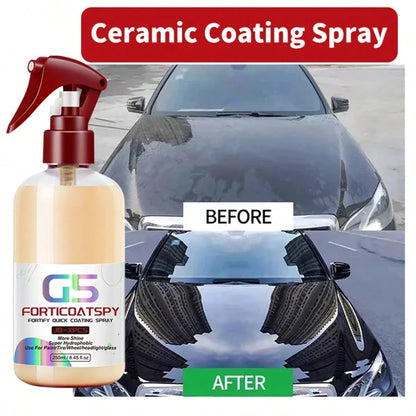 Car Ceramic Nano Coating High Protection Shine Ceramic Crystal Hydrophobic Hand Spray Nano Polishing Paint Wax G5 FORTICOATSPY