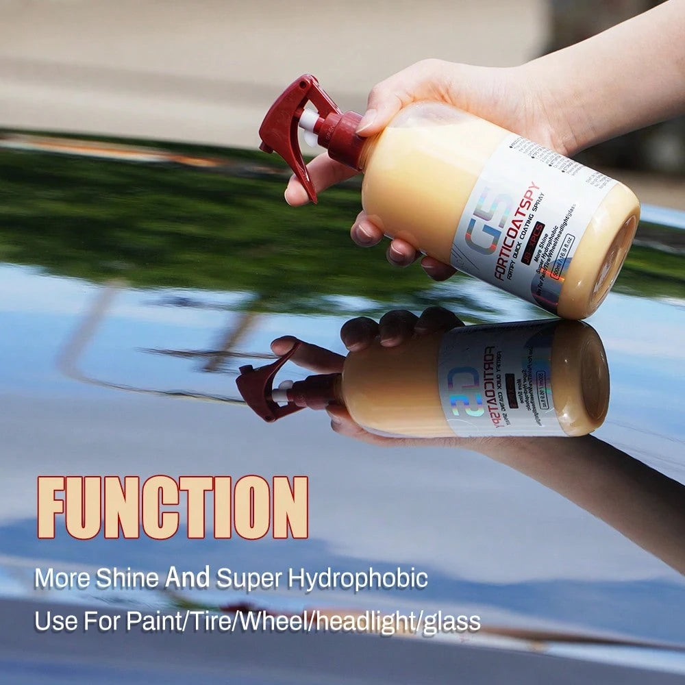 Car Ceramic Nano Coating High Protection Shine Ceramic Crystal Hydrophobic Hand Spray Nano Polishing Paint Wax G5 FORTICOATSPY