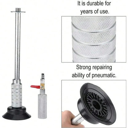 Car Dent Puller Tool, Slide Hammer Dent Puller With 3 Suction Cups, No Drilling Or Welding, Air Pneumatic Dent Removal Kit For Car Dent Door Dings Repair