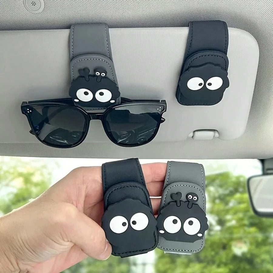 Car Glasses Clip Car Visor Storage Rack Multifunctional Creative Magnetic Car Fashion Glasses Holder Eye Glasses Case