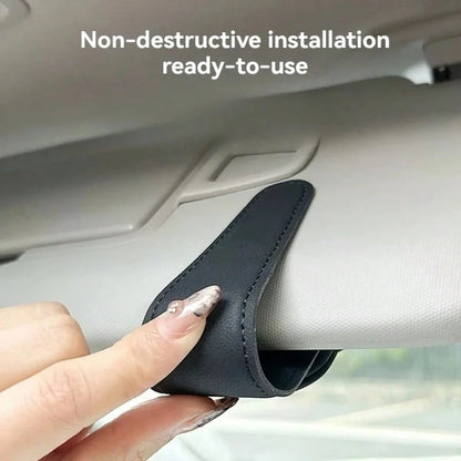 Car Glasses Clip Car Visor Storage Rack Multifunctional Creative Magnetic Car Fashion Glasses Holder Eye Glasses Case