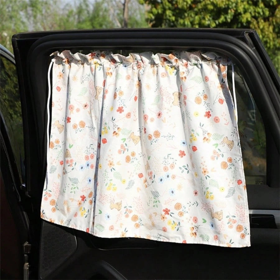 Car Suction Cup Sunshade, Cartoon Universal Side Window Sunshade, UV Protection
