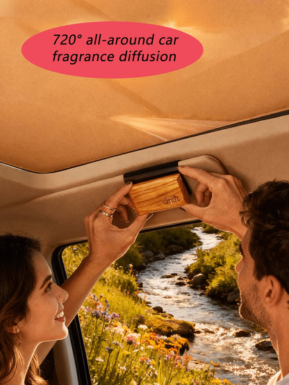 Car Sun Visor Fragrance Clip, Luxury Exquisite Wooden Aromatherapy Decor, Eliminates Odors And Provides Long-Lasting Fragrance