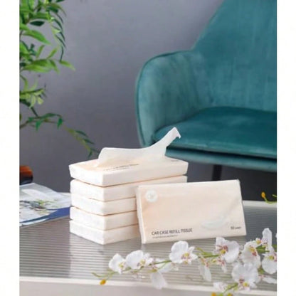 Car Tissue Refills 300 Sheets Facial Tissues Refills For Car Visor Tissue Holder Travel Tissue Tubes Box Container Perfect Fit For Car Cup Holder