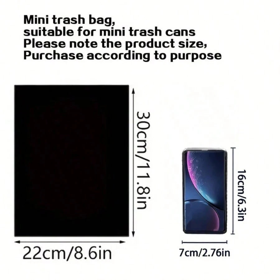 Car Trash Bag Set, Disposable Trash Bag Refill, Leak-Proof, Thickened, Durable, Universal Fit, Easy To Tie, Odorless, Waterproof, Car Interior Accessory