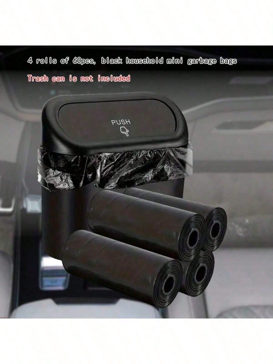 Car Trash Bag Set, Disposable Trash Bag Refill, Leak-Proof, Thickened, Durable, Universal Fit, Easy To Tie, Odorless, Waterproof, Car Interior Accessory