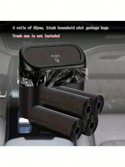 Car Trash Bag Set, Disposable Trash Bag Refill, Leak-Proof, Thickened, Durable, Universal Fit, Easy To Tie, Odorless, Waterproof, Car Interior Accessory