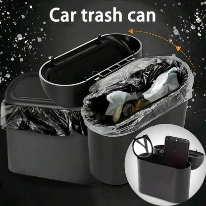 Car Trash Bag Set, Disposable Trash Bag Refill, Leak-Proof, Thickened, Durable, Universal Fit, Easy To Tie, Odorless, Waterproof, Car Interior Accessory