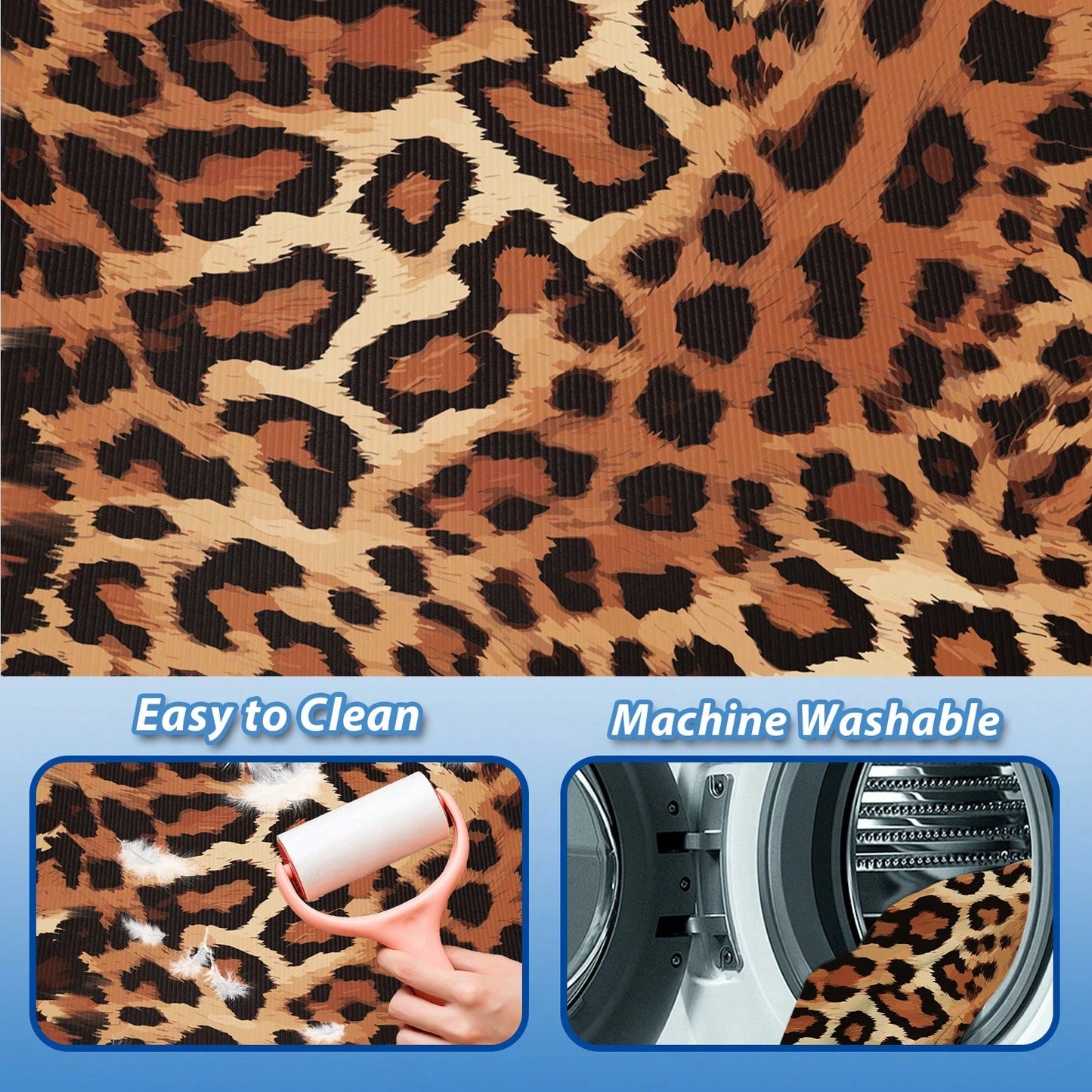 Car Trunk Liner, Stylish Cargo Mat, Fits All Vehicle Models, Easy To Clean, 1 Wild Leopard Car Trunk Mat, Suitable For Sedans, SUVs, Off-Road Vehicles And More| Protect Your Car In Style|, Durable