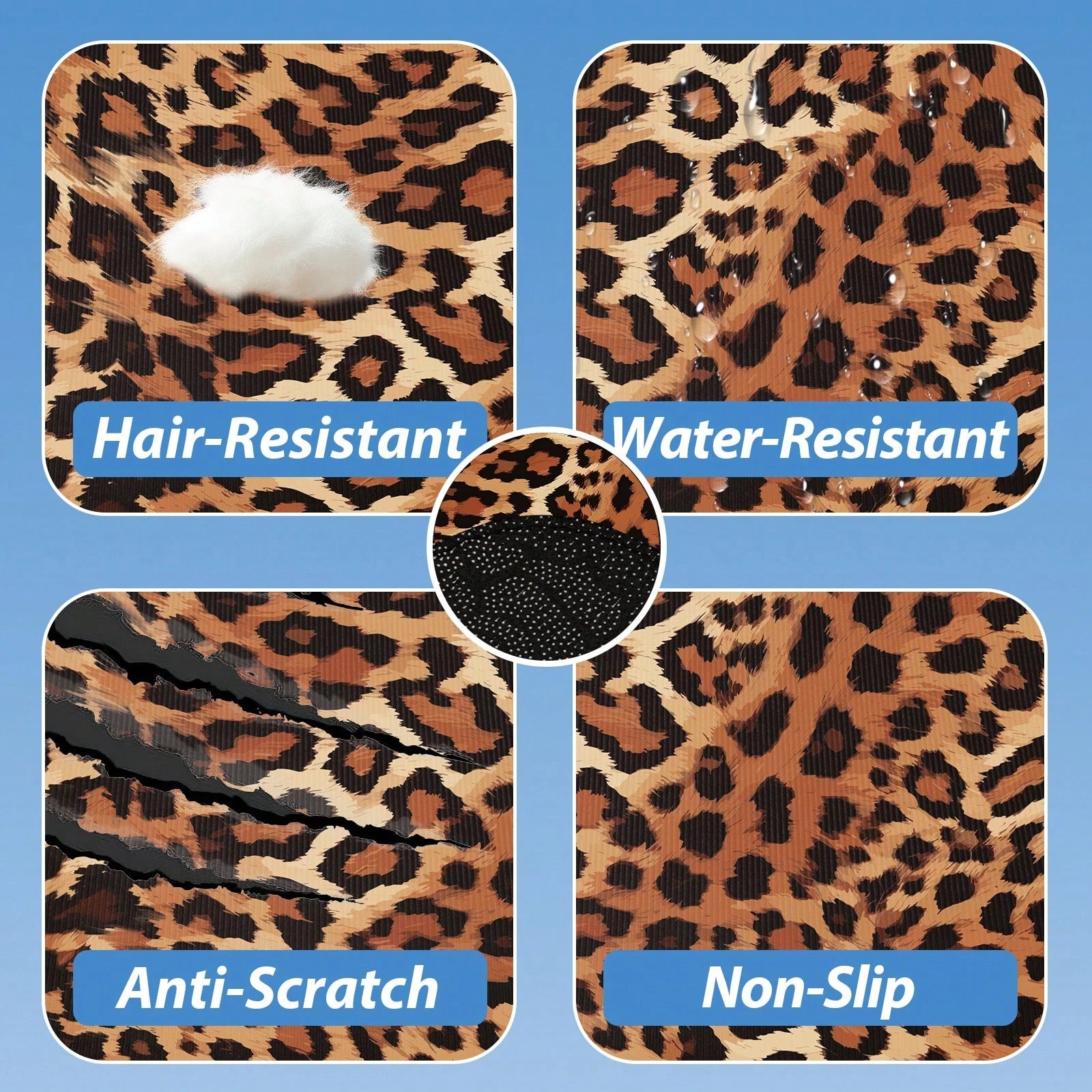 Car Trunk Liner, Stylish Cargo Mat, Fits All Vehicle Models, Easy To Clean, 1 Wild Leopard Car Trunk Mat, Suitable For Sedans, SUVs, Off-Road Vehicles And More| Protect Your Car In Style|, Durable