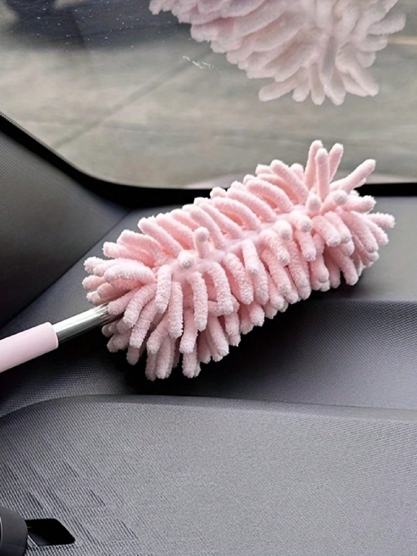 Car Wash Kit,3/4pcs Mini Extendable & Flexible Ultra-Fine Fiber Car Duster Brush- Car Vent Cleaning Gel And Interior Detail Soft Brush