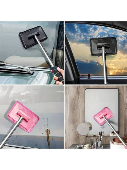 Car Wash Kit,3/4pcs Mini Extendable & Flexible Ultra-Fine Fiber Car Duster Brush- Car Vent Cleaning Gel And Interior Detail Soft Brush