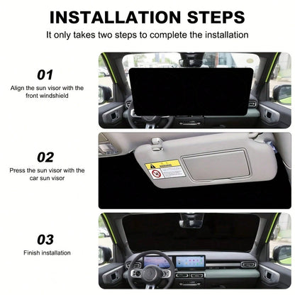 Car Windshield Sunshade, Fun Red Cartoon Eyes Car Sunshade, Blocks Heat And Keeps Car Interior Cool, Foldable Design For Easy Storage, Suitable For Outdoor Parking, Road Trips And Daily Use