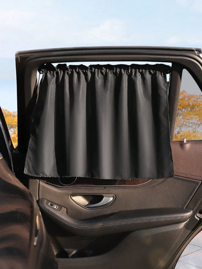 Car Windshield Sunshade With Suction Cup- Blocks UV Rays And Heat, Privacy Window Shade, Sliding Design, Anti-Glare, Easy Installation And Removal, Suitable For Most Sedans, SUVs, MPVs