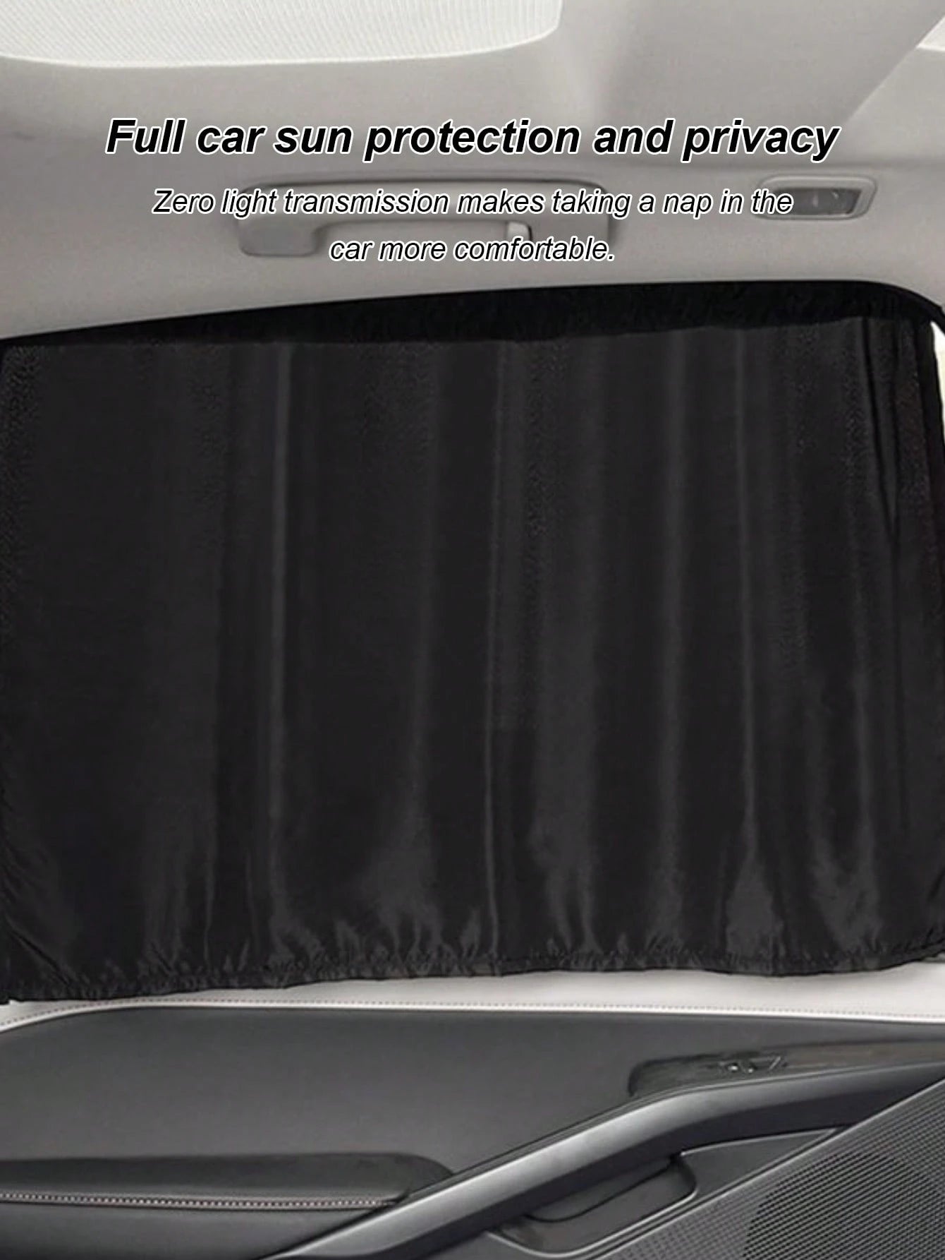 Car Windshield Sunshade With Suction Cup- Blocks UV Rays And Heat, Privacy Window Shade, Sliding Design, Anti-Glare, Easy Installation And Removal, Suitable For Most Sedans, SUVs, MPVs