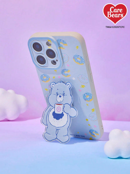 Care Bears Rainbow Bear Pupil Eye Cartoon Phone Case With Acrylic Stand, Shockproof Protection, Stylish Daily Use Cover, Perfect For 13-17 Series, Great For Home, Travel Or Gift Giving