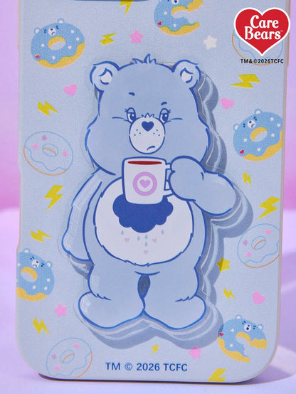 Care Bears Rainbow Bear Pupil Eye Cartoon Phone Case With Acrylic Stand, Shockproof Protection, Stylish Daily Use Cover, Perfect For 13-17 Series, Great For Home, Travel Or Gift Giving