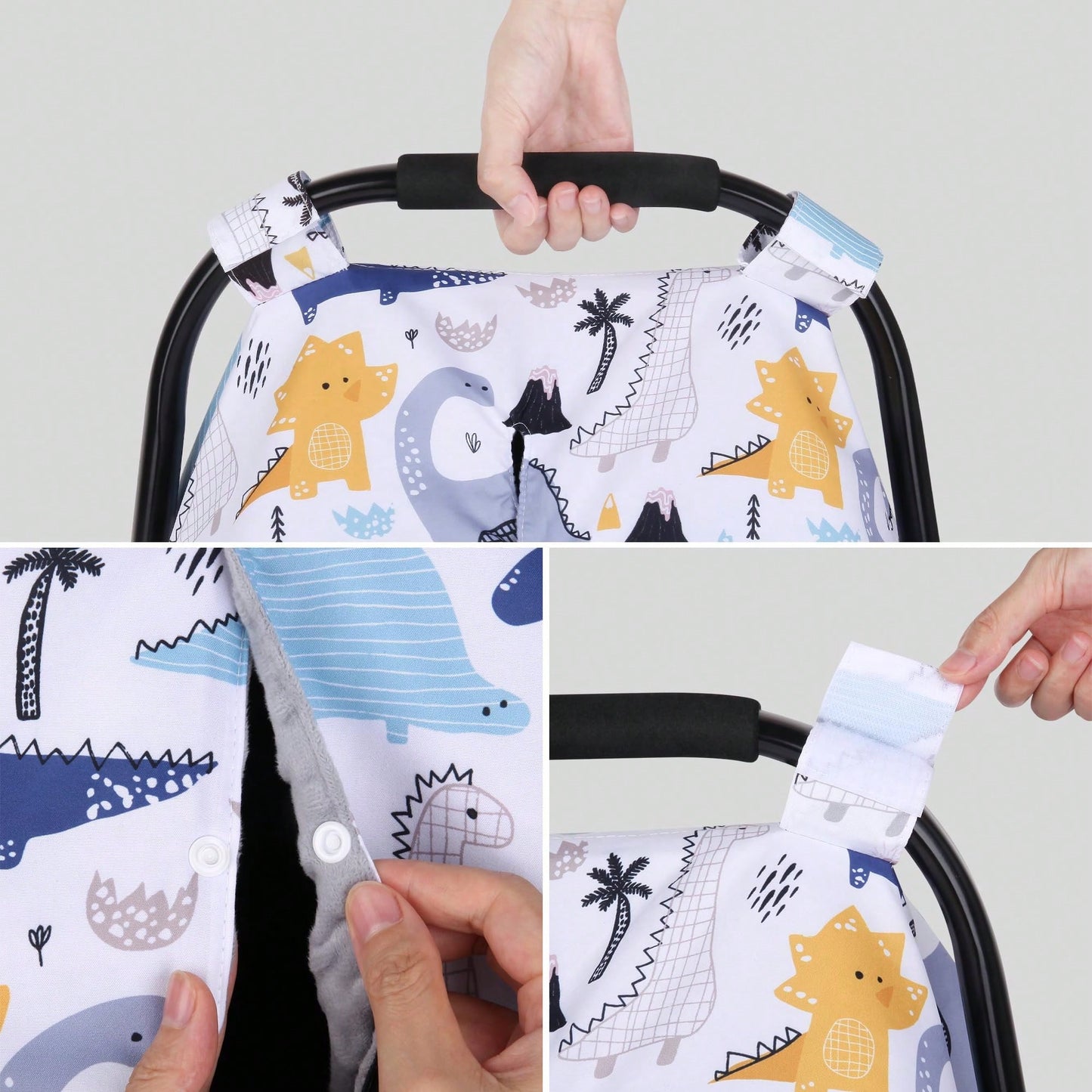Carseat Covers Girl, Minky Infant Car Seat Cover Winter, Peekaboo Opening Car Seat Canopy, Multi-Use Carrier, Stroller, Nursing Cover