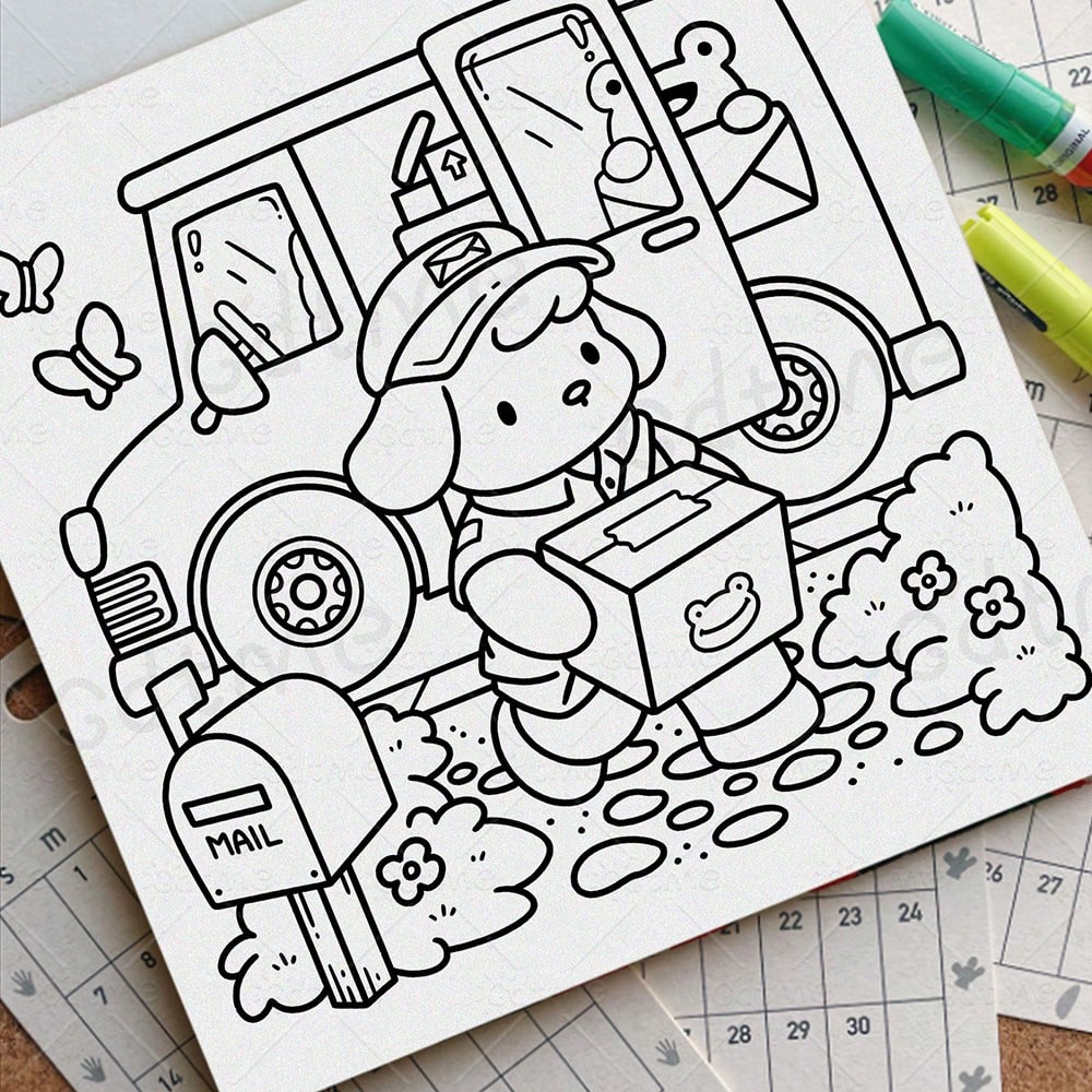 COZY JOBS Coloring Book For Adults & Kids, Bold & Easy, Minimalist Large Designs To Help You Relax, Includes Cute Drawing Book Comfortable Patterns (Bold & Easy To Color), Mother's Day Gift, Back To S