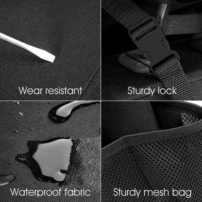 Create A Clean Interior Environment! 8 Black Storage Bags, Suitable For Many Car Models, Perfectly Combined With The Seat Back And Trunk, Saving Space!