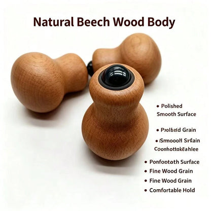 Creative Gourd Roller Facial Massager Mini Handheld Home Body Massage Tool