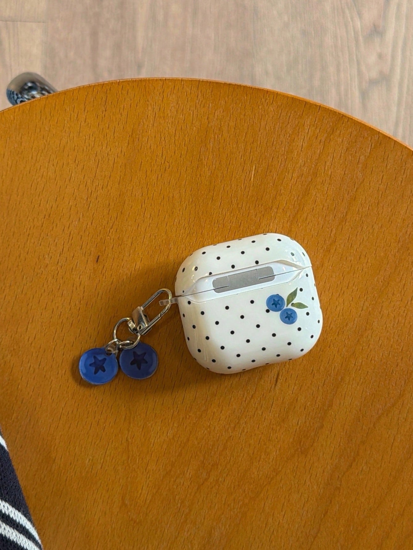Cute Polka Dot Blueberry Protective Case For Pods Pro, Pods 3 Earphone Cover, Apple Pods 2nd/3rd Generation Bluetooth Silicone Soft Shell