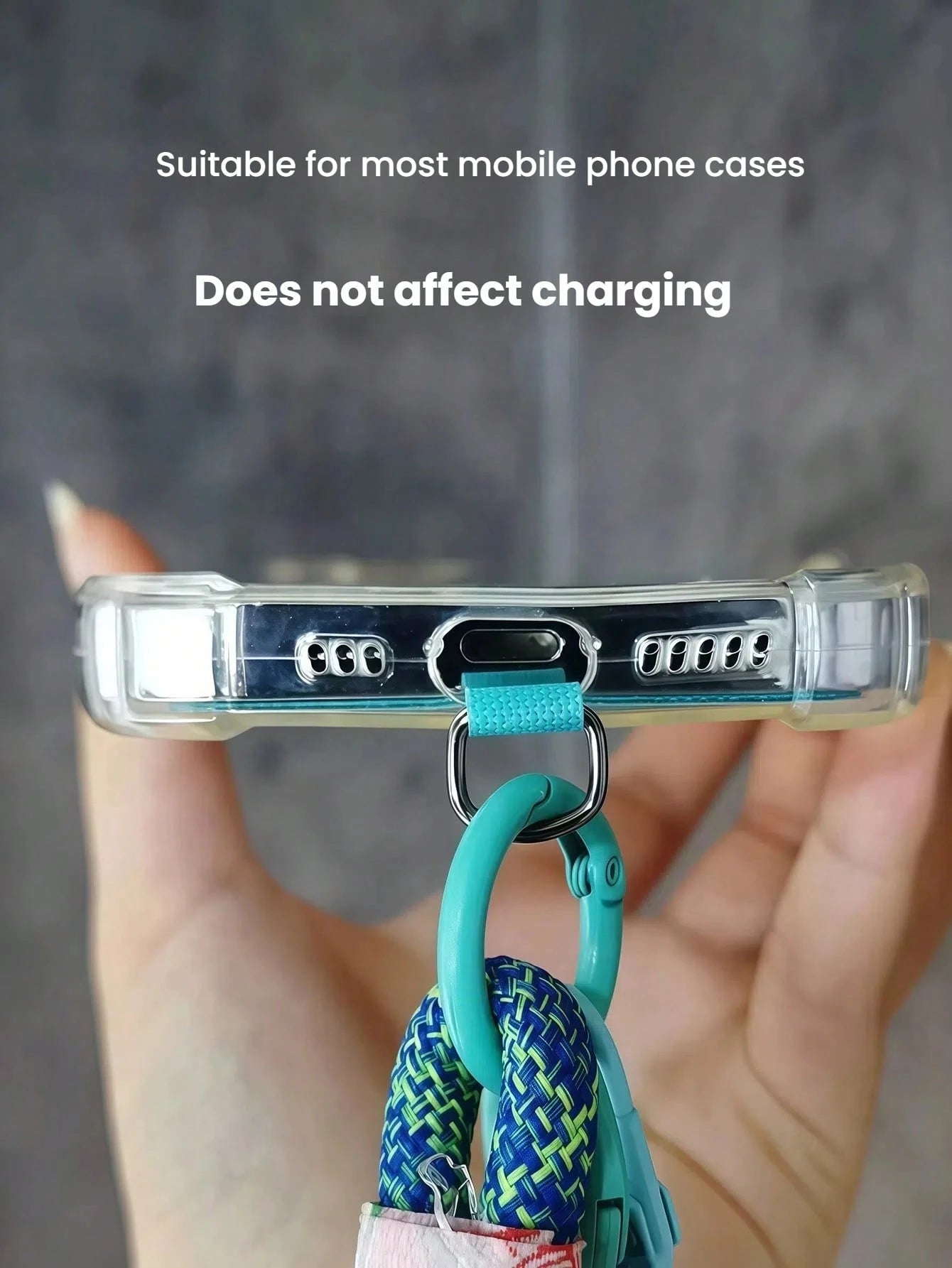 Daisy Decorative Lanyard, Cute Woven Wrist Strap, Unisex Phone Anti-Lost String, Phone Cord With Clip