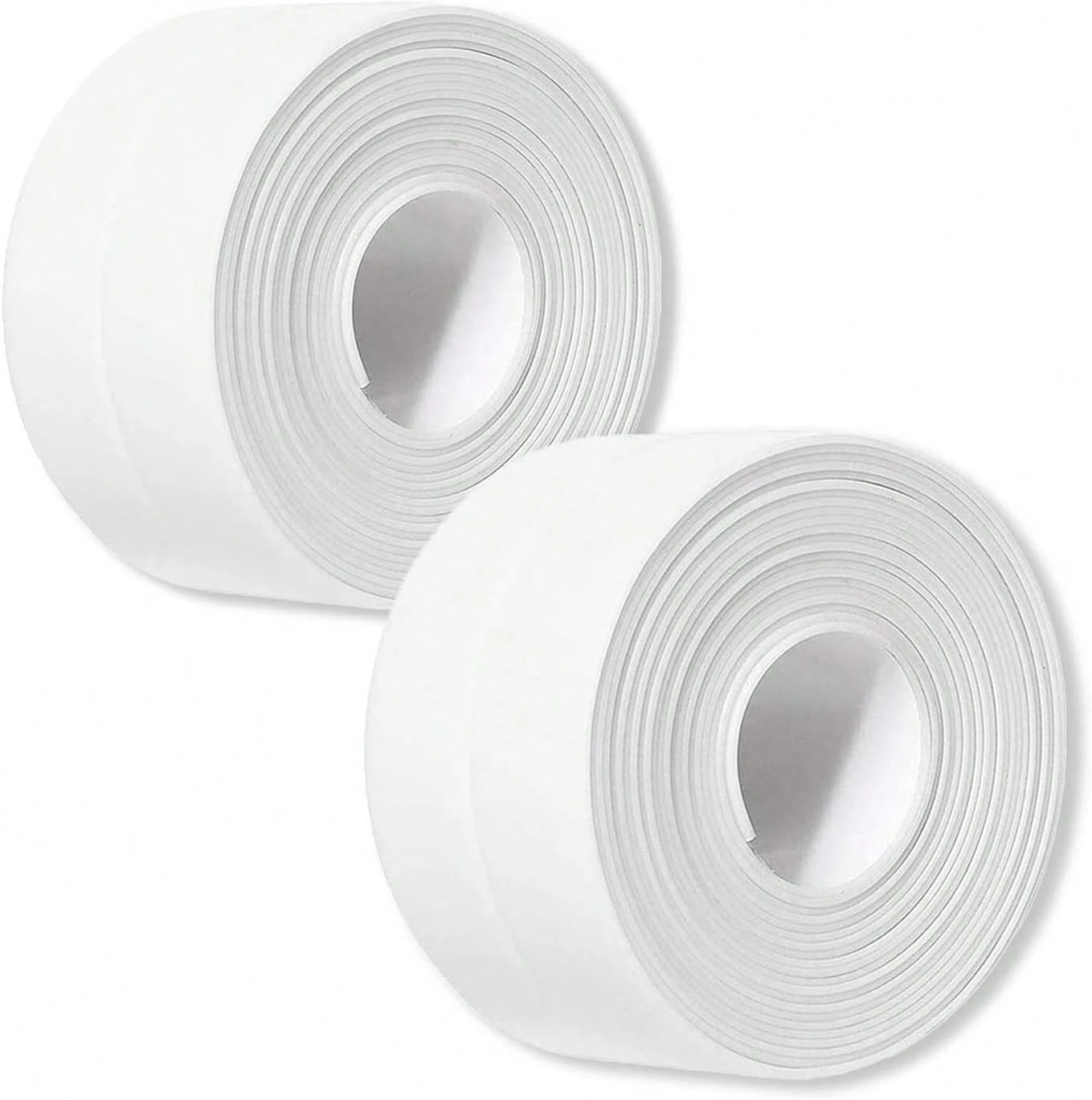 Dirty Old Caulk? Cover It In Minutes- 1-Pack Self-Adhesive Caulk Tape, 1.5" * 10.5Ft Waterproof Seal Strip For Bathroom, Kitchen, Bathtub & Toilet