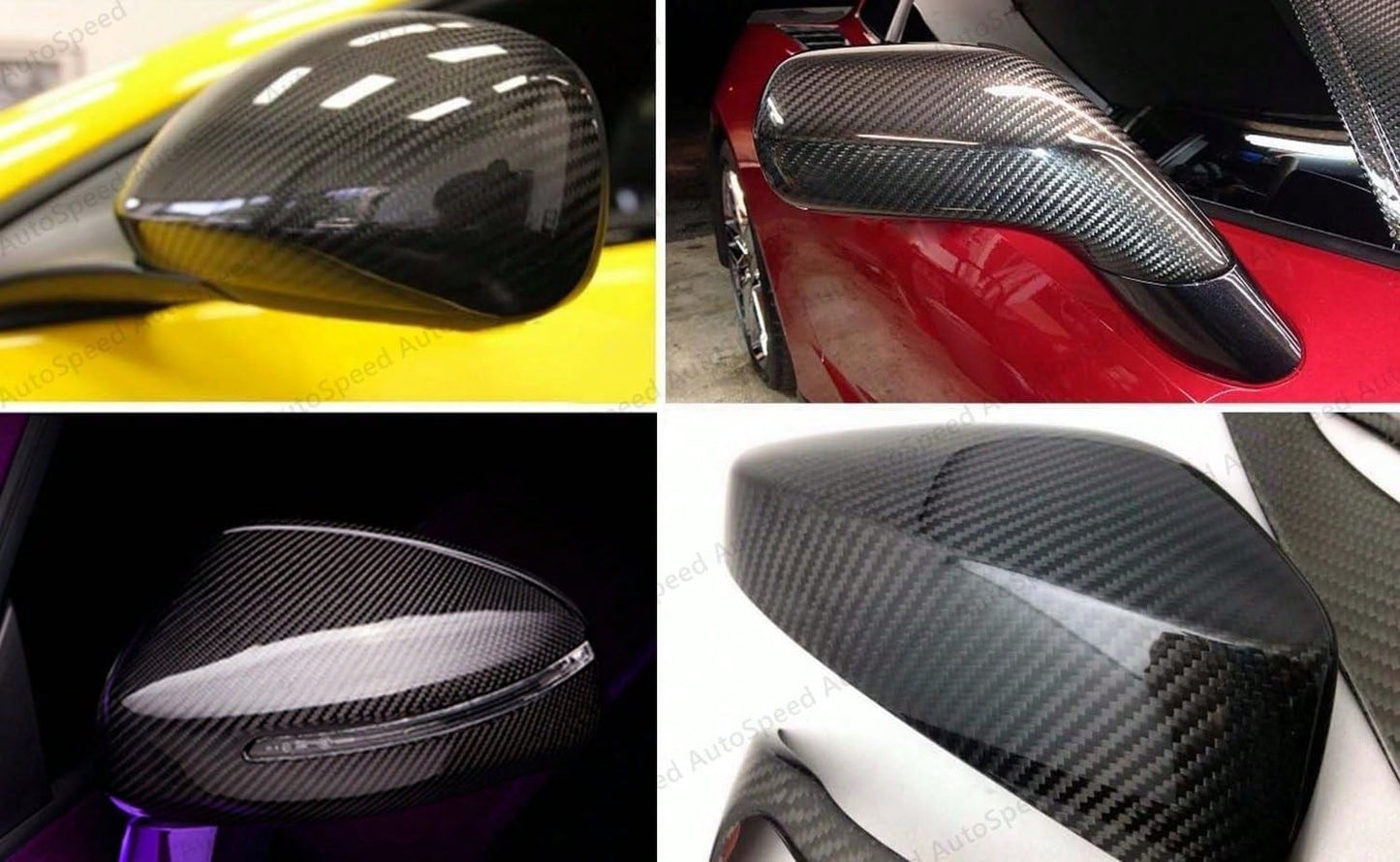 DIYAH 5D High Gloss Black Carbon Fiber Vinyl 12" X 60"/ 1 FT X 5 FT Bubble Free Air Release Car Wrap Film Automotive DIY Decals With Hand Tools