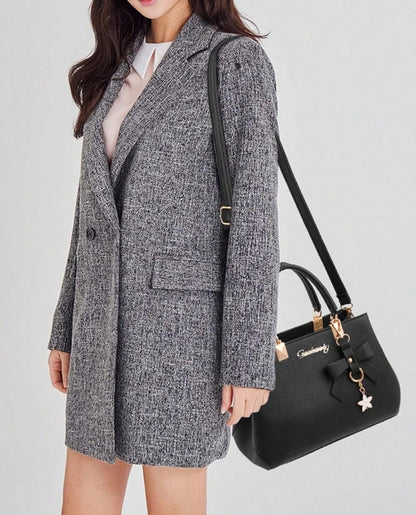 Dreubea Women Handbag Tote Shoulder Purse Leather Crossbody Bag LargeCapacity Lightweight Casual EverydayWork Travel Shopping Fashion Elegant Soft