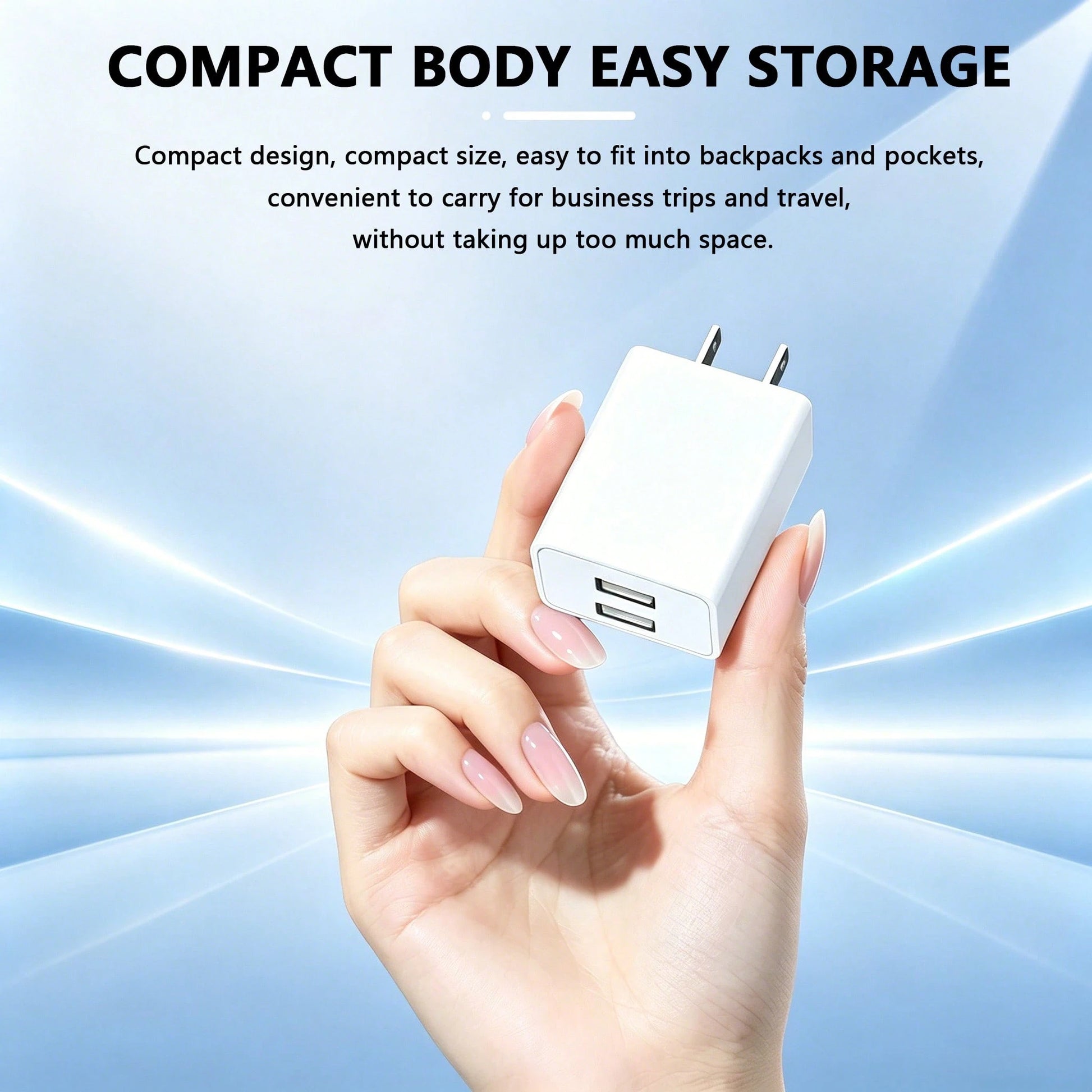 Dual USB Wall Charger Adapter Fast Charging, Dual Port Plug For Smartphones- US Plug, Compatible With IPhone 17/16/15/14/13/12/11 Pro Max/XS/X/SE/2022, Suitable For Office, School, Dorm And Home And