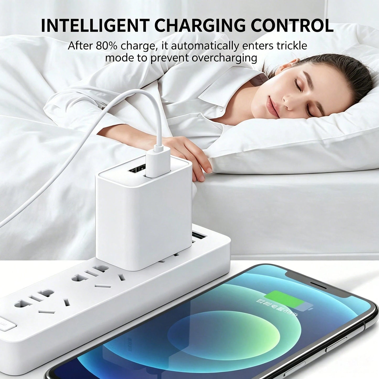 Dual USB Wall Charger Adapter Fast Charging, Dual Port Plug For Smartphones- US Plug, Compatible With IPhone 17/16/15/14/13/12/11 Pro Max/XS/X/SE/2022, Suitable For Office, School, Dorm And Home And