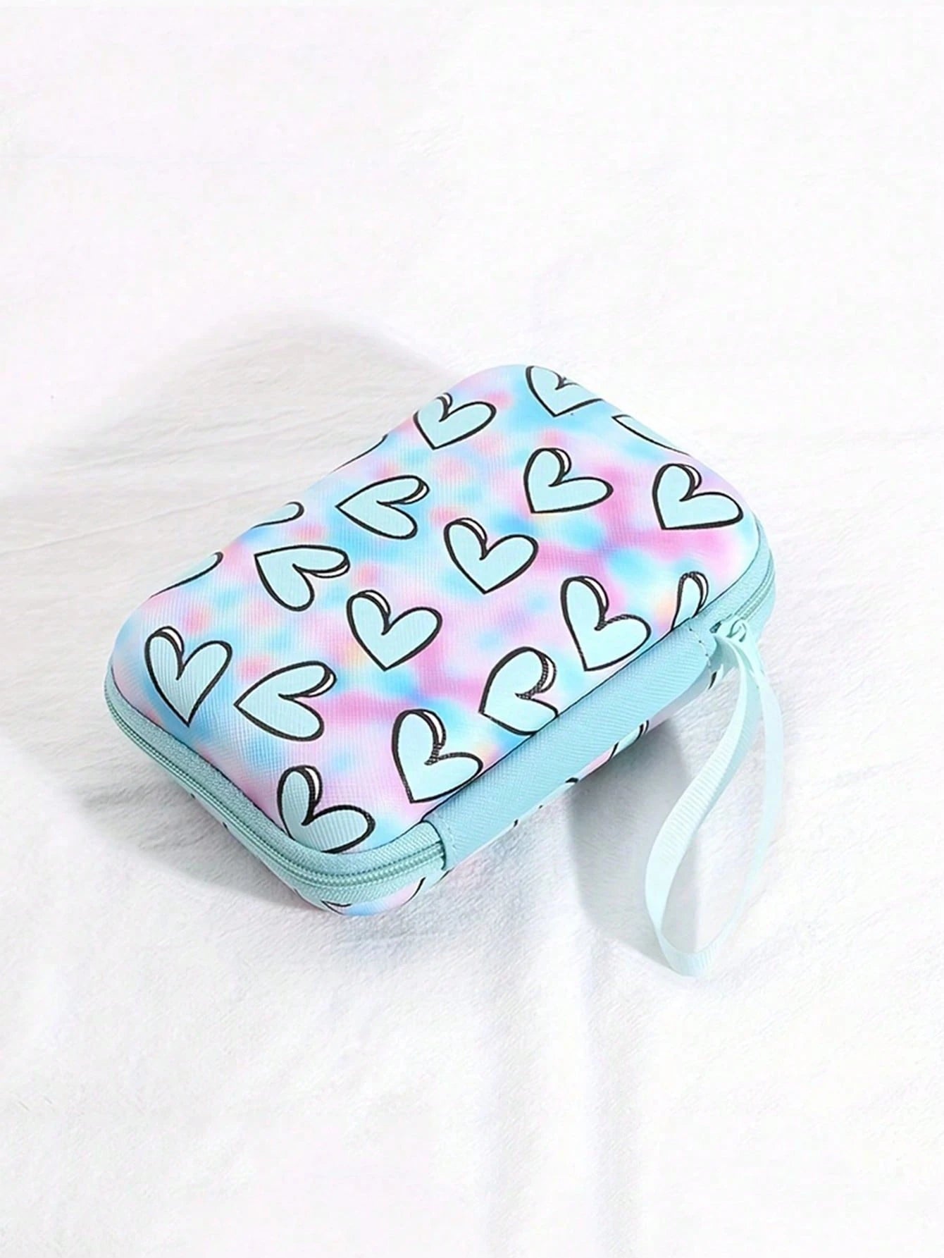 Earphone Data Cable Charger Organizer Storage Bag, Cartoon Creative Shockproof Zipper Box Cable Organizer